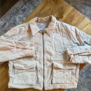Philosophy Light Tan Quilted Jacket